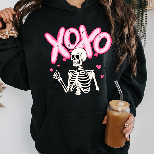 XOXO Skeleton Hoodie