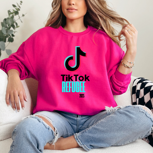 TikTok refugee crewneck